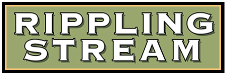 rippling stream finishing mobile logo